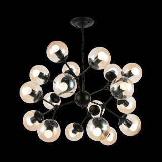 SLE154913-16 Светильник подвесной Черный/Янтарный E27 18*40W LACOTTA-foto4