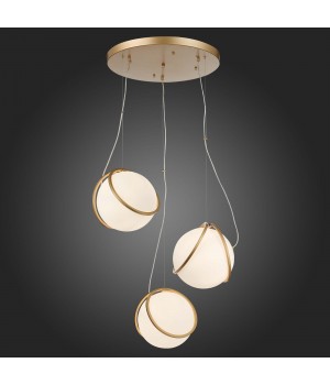 SL1181.353.03 Светильник подвесной ST-Luce Латунь/Латунь, Белый E27 3*40W Acerra-foto5