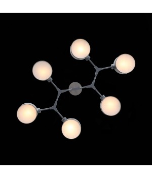 SLE183702-06 Люстра потолочная Серый/Серый E14 6*60W GIMENTO-foto6