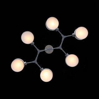 SLE183702-06 Люстра потолочная Серый/Серый E14 6*60W GIMENTO-foto6