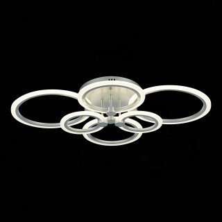 SLE500592-06 Светильник потолочный Серебристый/Белый LED 1*132W 3000-6000K CERINA-foto8