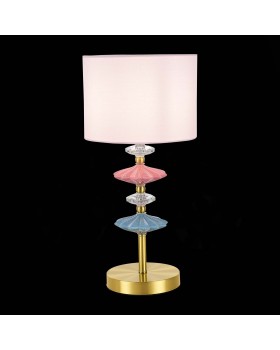 SLE1117-204-01 Настольная лампа Золотистый/Розовый E14 1*40W ATTIC-foto3