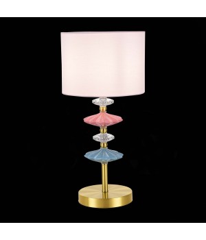 SLE1117-204-01 Настольная лампа Золотистый/Розовый E14 1*40W ATTIC-foto3