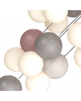 SL1512.503.10 Светильник подвесной ST-Luce Белый,Серый,Красный/Белый G9 10*5W 4000K ESTRUZZO-foto2