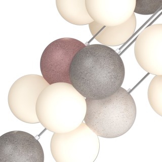 SL1512.503.10 Светильник подвесной ST-Luce Белый,Серый,Красный/Белый G9 10*5W 4000K ESTRUZZO-foto2