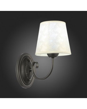 SLE120301-01 Светильник настенный Темно-серый/Бежевый E14 1*40W RIMENTO-foto5