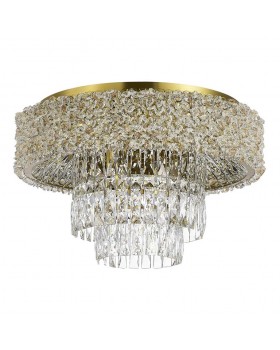 SL1637.302.10 Светильник потолочный ST-Luce Латунь/Прозрачный, Янтарный E14 10*60W SELINE-foto2