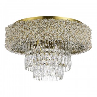 SL1637.302.10 Светильник потолочный ST-Luce Латунь/Прозрачный, Янтарный E14 10*60W SELINE-foto2