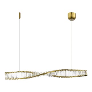 SL6205.323.01 Светильник подвесной ST-Luce Латунь/Прозрачный LED 1*25W 3000K ELICA-foto2