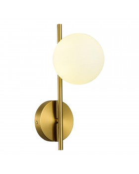 SLE1193-301-01 Светильник настенный Латунь/Белый G9 1*5W 4000K ENKEL-foto2