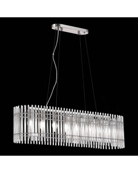 SL1656.113.08 Люстра подвесная ST-Luce Никель/Прозрачный E14 8*40W EPICA-foto5