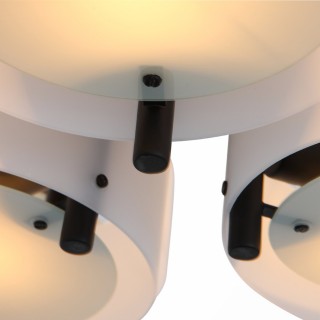 SL483.402.09 Люстра потолочная Черный/Белый E27 9*60W FORESTA-foto3