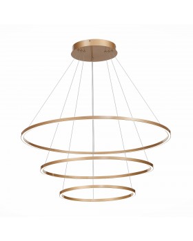 ST605.203.114 Cветильник подвесной  SMART ST-Luce Золотистый/Белый LED 1*114W 2800-6500K Подвесные светильники
