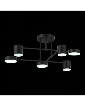SLE201042-06 Люстра потолочная Черный/Черный LED 6*7W 4000K NOBEL-foto3