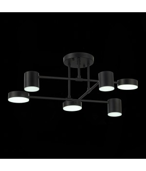 SLE201042-06 Люстра потолочная Черный/Черный LED 6*7W 4000K NOBEL-foto3