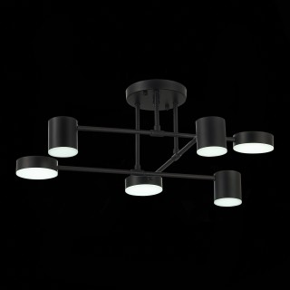 SLE201042-06 Люстра потолочная Черный/Черный LED 6*7W 4000K NOBEL-foto3