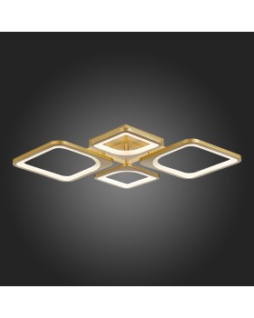 SLE500322-04 Светильник потолочный Золотистый/Белый LED 1*112W 3000-6000K GIURA-foto7