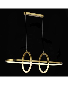 SL1579.313.01 Светильник подвесной ST-Luce Золотистый/Белый LED 1*48W 3000K MOFISTO-foto4