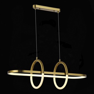 SL1579.313.01 Светильник подвесной ST-Luce Золотистый/Белый LED 1*48W 3000K MOFISTO-foto4