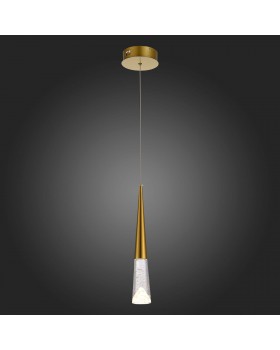 SL6111.203.01 Люстра подвесная ST-Luce Золотистый/Прозрачный LED 1*3W 3000K SOLLEN-foto5