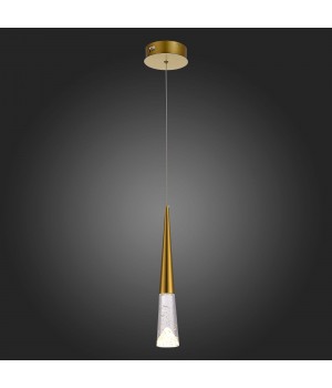 SL6111.203.01 Люстра подвесная ST-Luce Золотистый/Прозрачный LED 1*3W 3000K SOLLEN-foto5