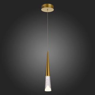 SL6111.203.01 Люстра подвесная ST-Luce Золотистый/Прозрачный LED 1*3W 3000K SOLLEN-foto5