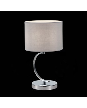 SLE105304-01 Прикроватная лампа Хром/Серый E14 1*40W LINDA-foto3