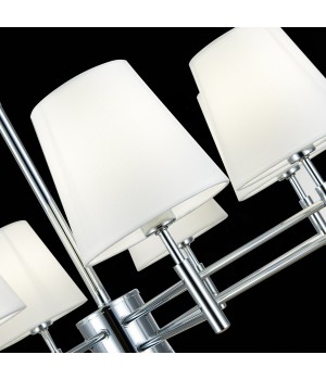 SLE105453-08 Светильник подвесной Хром/Белый E14 8*40W LAGORO-foto7