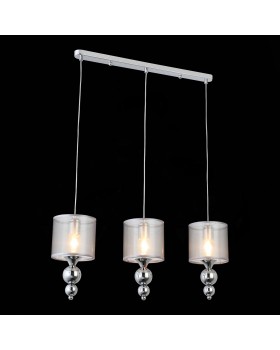 SLE107103-03 Светильник подвесной Хром/Серебристый E27 3*40W PAZIONE-foto4