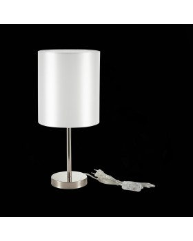 SLE107304-01 Прикроватная лампа Никель/Белый E14 1*40W NOIA-foto4