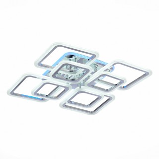 SLE200412-08RGB Светильник потолочный Хром/Белый LED 1*176W RGB 10W 3000-6000K QUTRO-foto3