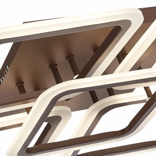 SLE200472-05 Светильник потолочный Кофейный/Белый LED 1*140W 3000-6000K QUTRO-foto5