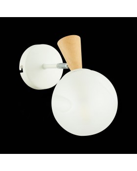 SLE220701-01 Бра Белый, Светлое дерево/Белый E14 1*40W CATANIA-foto4