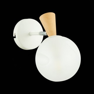 SLE220701-01 Бра Белый, Светлое дерево/Белый E14 1*40W CATANIA-foto4