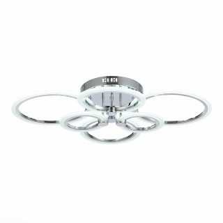 SLE500512-06 Светильник потолочный Хром/Белый LED 1*132W 3000-6000K CERINA-foto3
