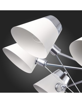 SLE155802-08 Люстра потолочная Хром/Белый E14 8*40W VARIO-foto4