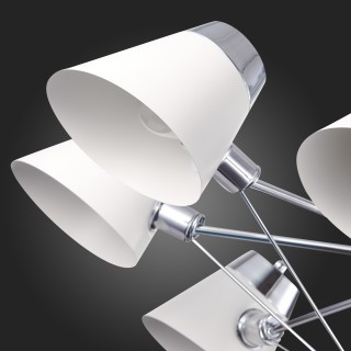 SLE155802-08 Люстра потолочная Хром/Белый E14 8*40W VARIO-foto4