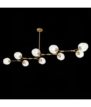 SLE154823-09 Люстра подвесная Золотистый/Прозрачный E27 9*40W RAMETTO-foto3