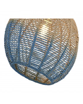 SL1514.523.01 Светильник подвесной ST-Luce Белый/Бежевый,Синий E27 1*40W VIMINI-foto3