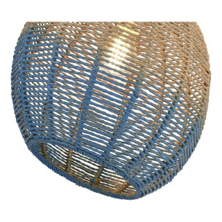 SL1514.523.01 Светильник подвесной ST-Luce Белый/Бежевый,Синий E27 1*40W VIMINI-foto3