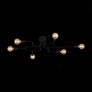 SL419.442.06 Люстра потолочная Черный E27 6*60W ANO-foto26