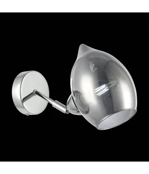 SLE102401-01 Бра Хром/Дымчатый E14 1*40W RINNO-foto3