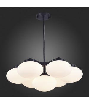 SL1503.403.07 Люстра подвесная ST-Luce Черный/Белый E27 7*40W MODICA-foto5