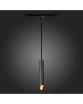 ST152.416.01 Светильник трековый Черный GU10 1*50W IP20 D60xH400 220V Без ламп Однофазная трековая система-foto4