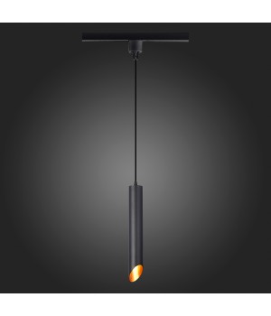 ST152.416.01 Светильник трековый Черный GU10 1*50W IP20 D60xH400 220V Без ламп Однофазная трековая система-foto4