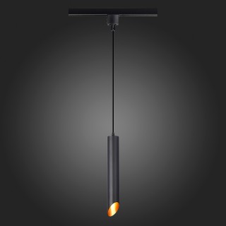 ST152.416.01 Светильник трековый Черный GU10 1*50W IP20 D60xH400 220V Без ламп Однофазная трековая система-foto4