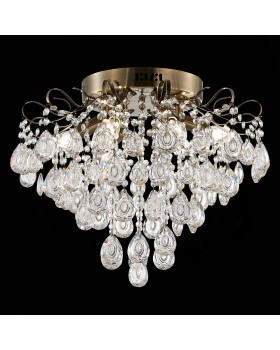 SLE160102-06 Светильник потолочный Бронза/Прозрачный E14 6*60W KAME-foto9