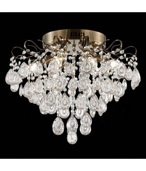 SLE160102-06 Светильник потолочный Бронза/Прозрачный E14 6*60W KAME-foto9