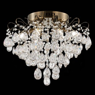 SLE160102-06 Светильник потолочный Бронза/Прозрачный E14 6*60W KAME-foto9