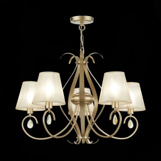 SLE111403-05 Люстра подвесная Шампань/Шампань E14 5*40W FOGGIA-foto4